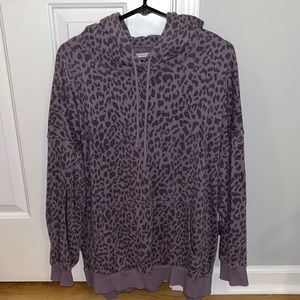 American Eagle Leopard Hoodie